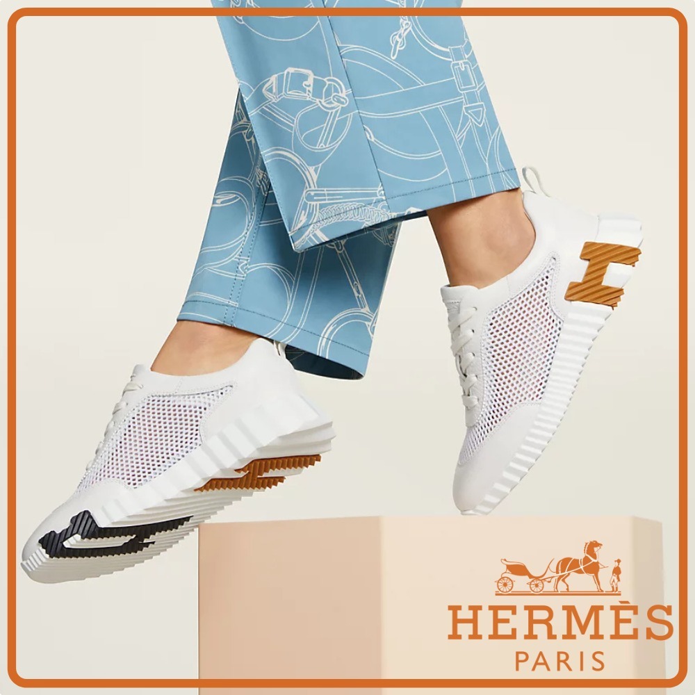 【HERMES】軽量 通気性 履き易さ☆スニーカー \"Bouncing\" ladies
