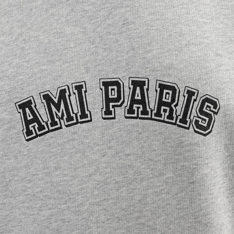 AMI Paris パーカー USW247.730-0951 HEATHER ASH GREY