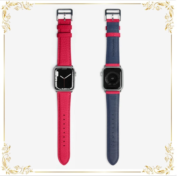 MAISON de SABRE アップルウォッチバンド 選べる6色/関送無料 MAISON de SABRE アップルウォッチバンド 選べる6色/関送無料