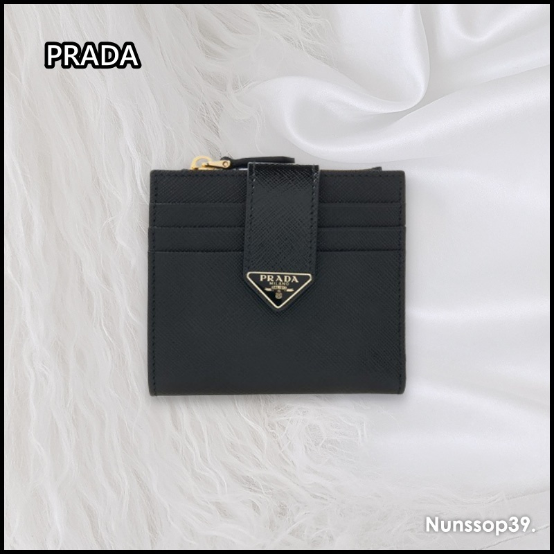 《PRADA》 サフィアーノ ロゴ ウォレット