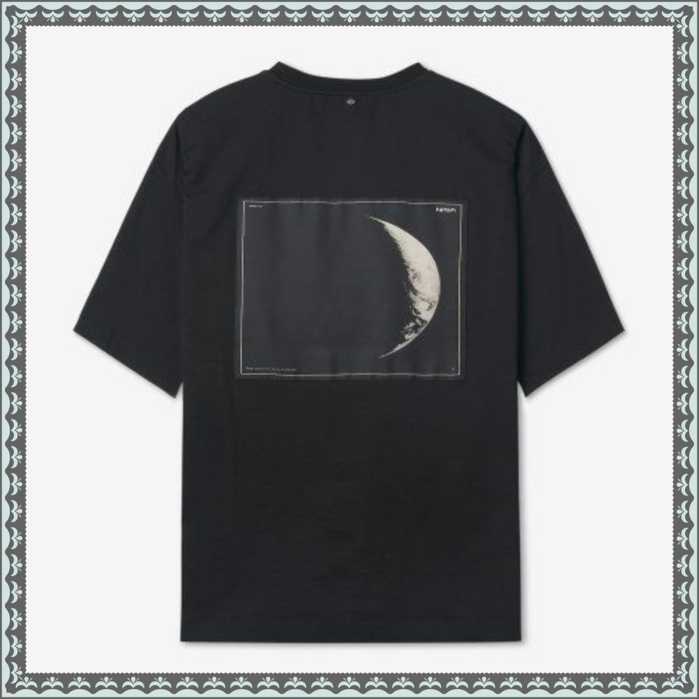 ★OAMC★ Moon T-shirt Black 23E28OAY05COT00727001 23E28OAY05