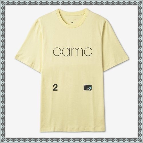 ★OAMC★ Avery Short Sleeve T-Shirt Light Yellow 23E28OAJ10C