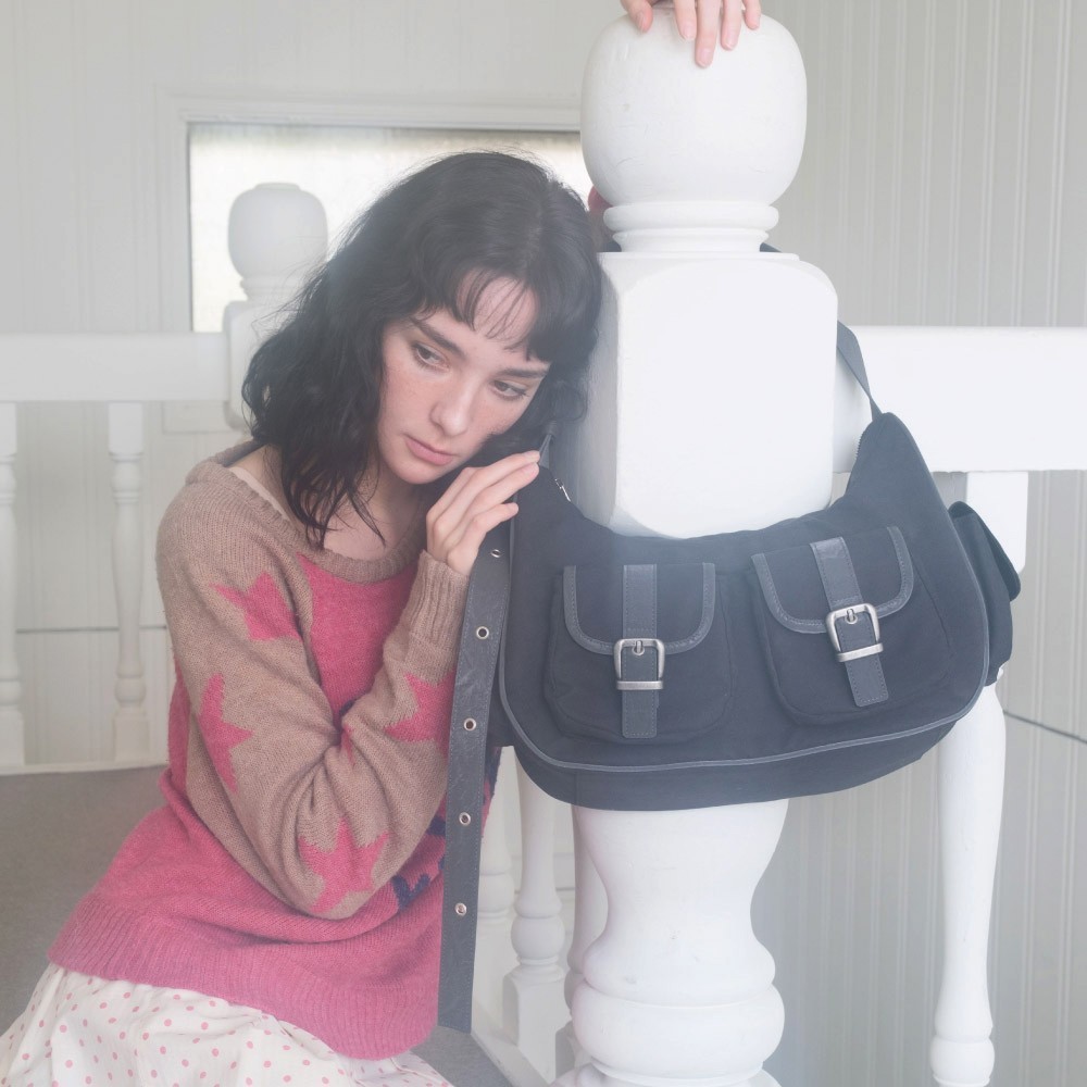 ★cozing★ Cuddle hobo bag_black