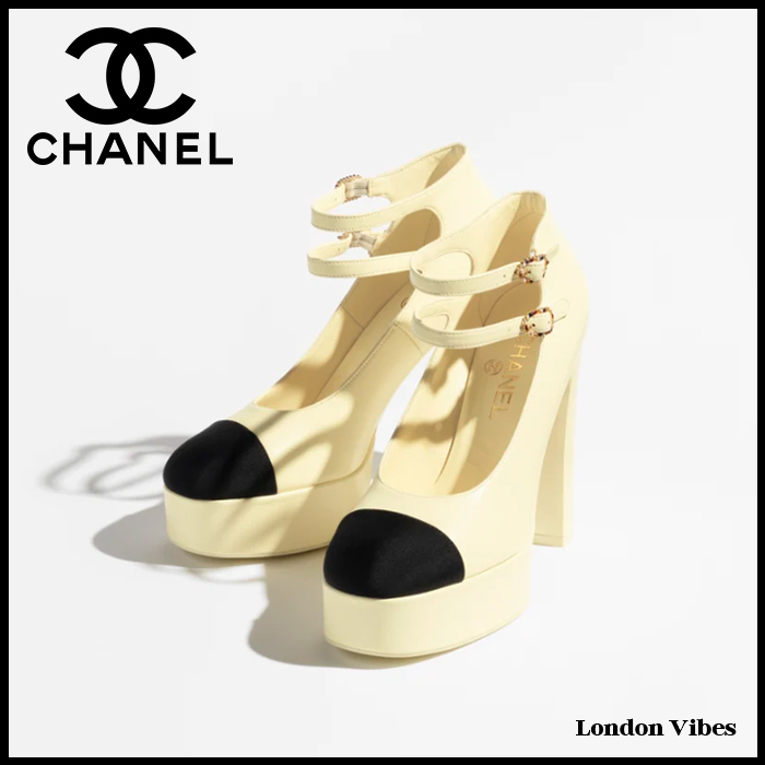 隠れココマーク♡ CHANEL メリージェーン プラットフォーム