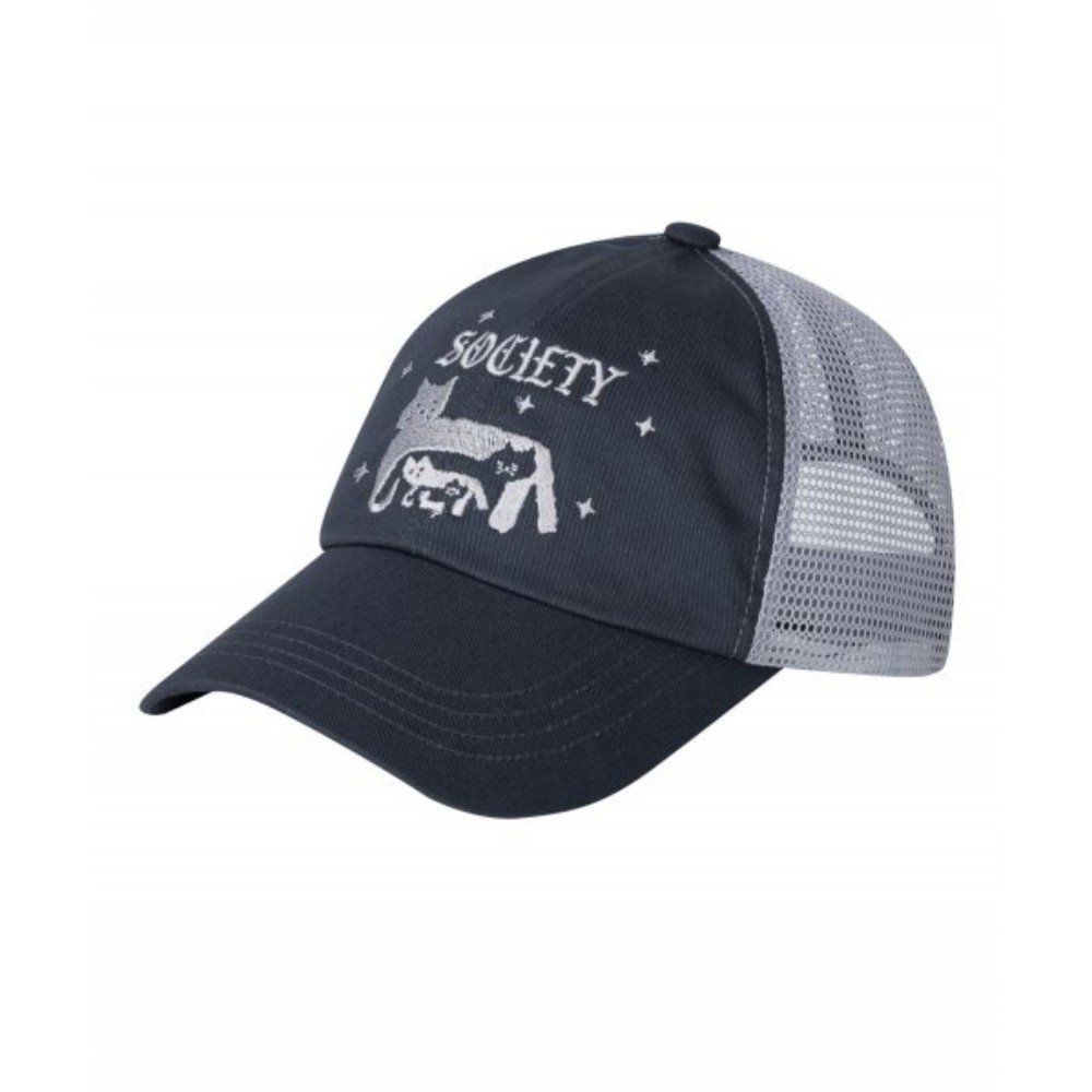 ★BAUF★ CAT SOCIETY MESH BALL CAP CHARCOAL