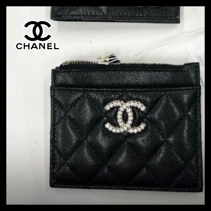 《ロゴが可愛い♥》CHANEL カードケース