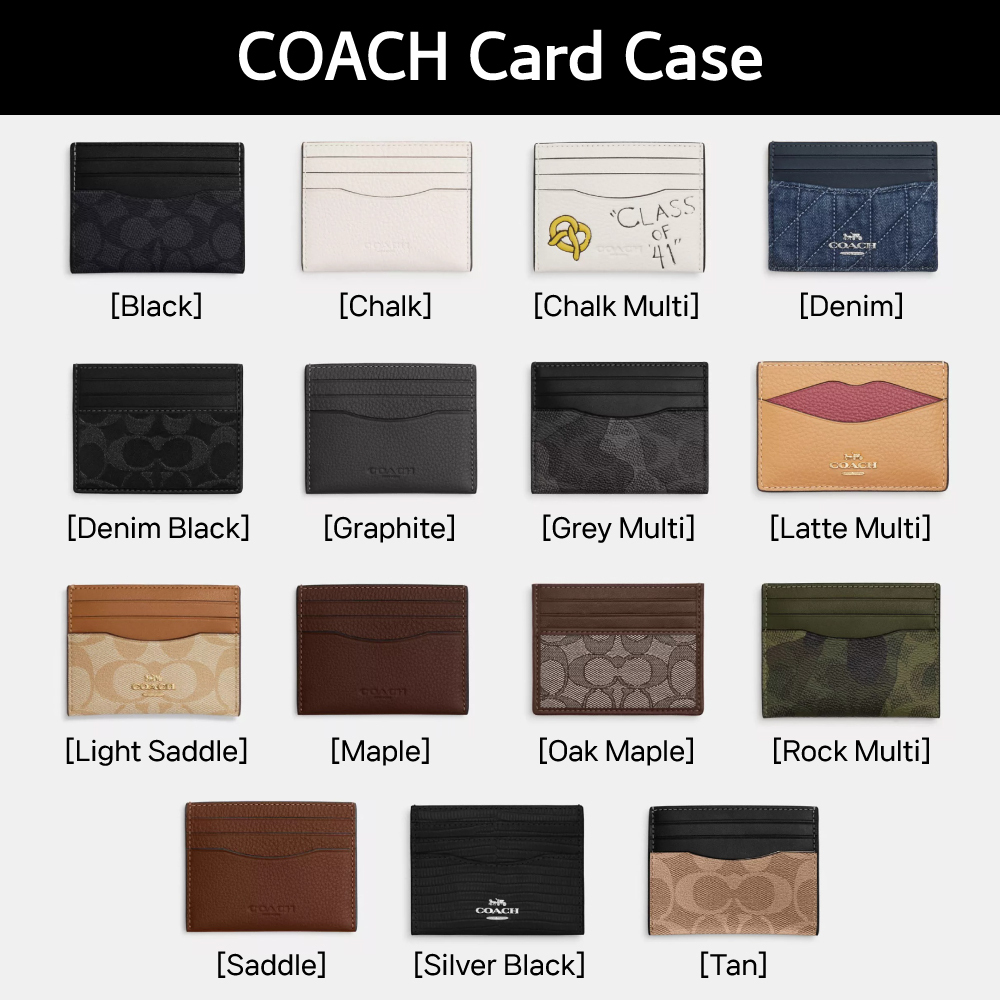 ★COACH★ カードケース 15色展開