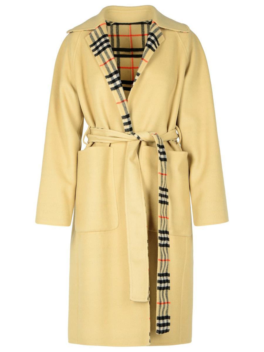 【関税＆送料込み】Burberry Beige Wool Coat