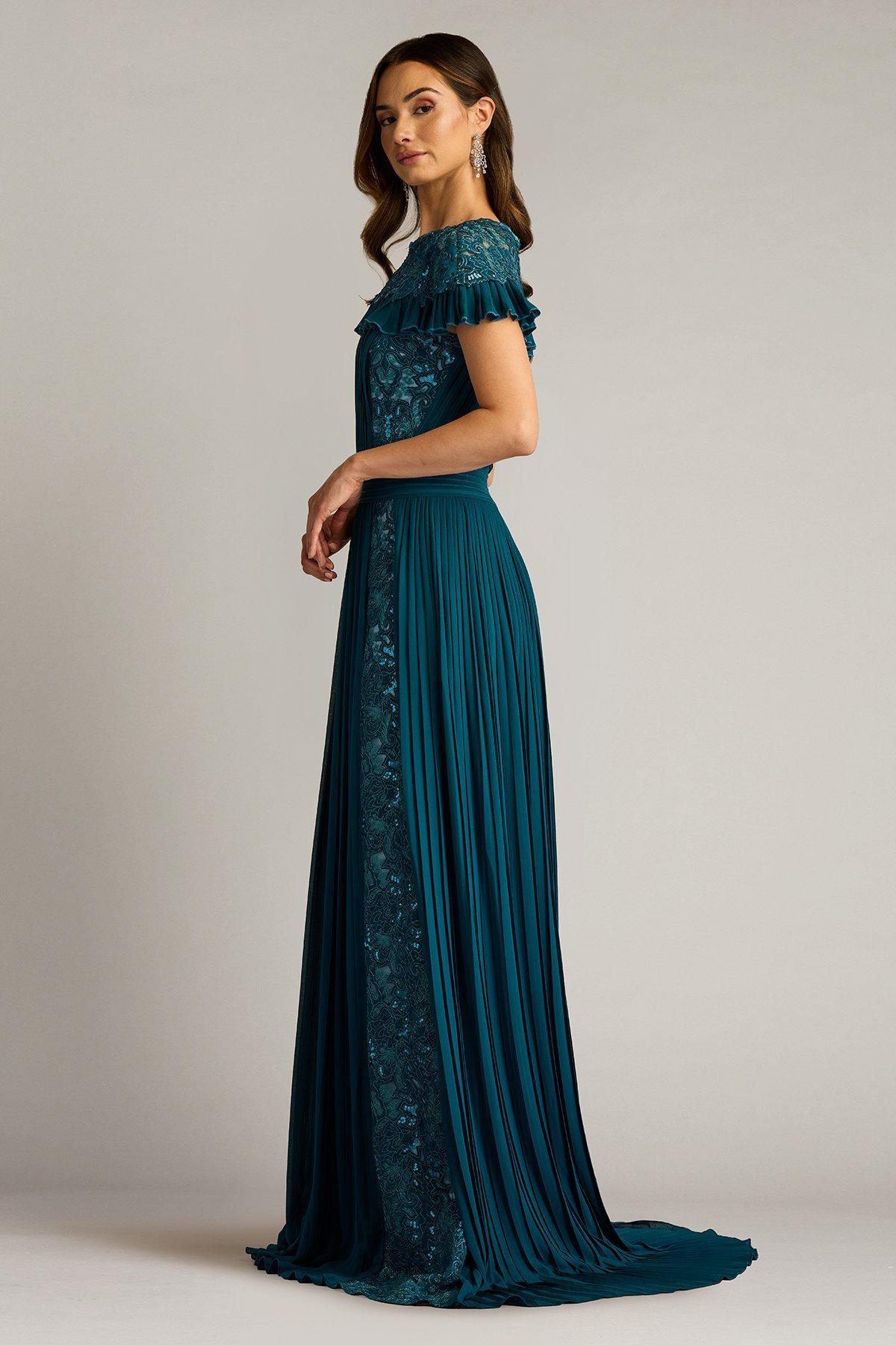 ☆TADASHI SHOJI 花柄コントラストカクテルドレス☆ (TADASHI