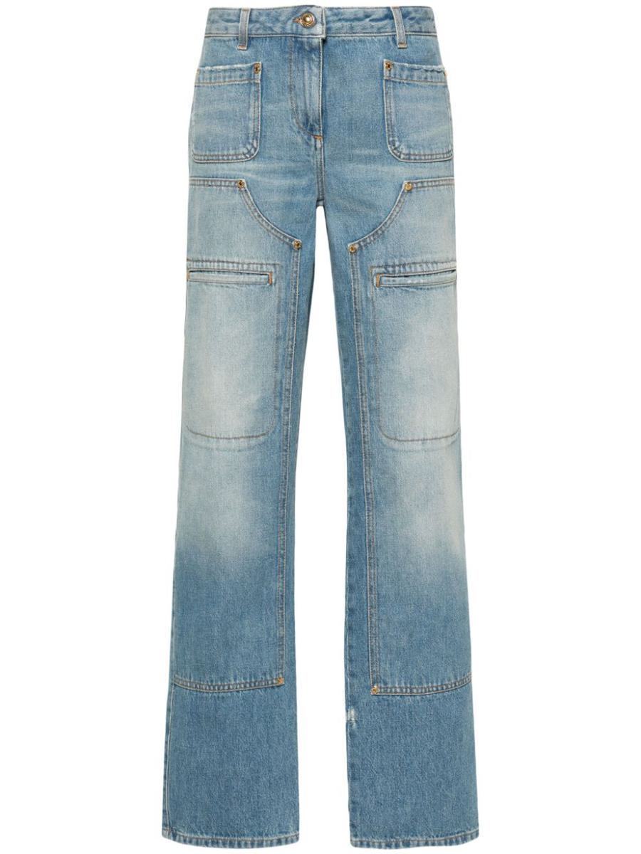 【関税＆送料込み】Palm Angels Knee-Panel Mid-Rise Straight