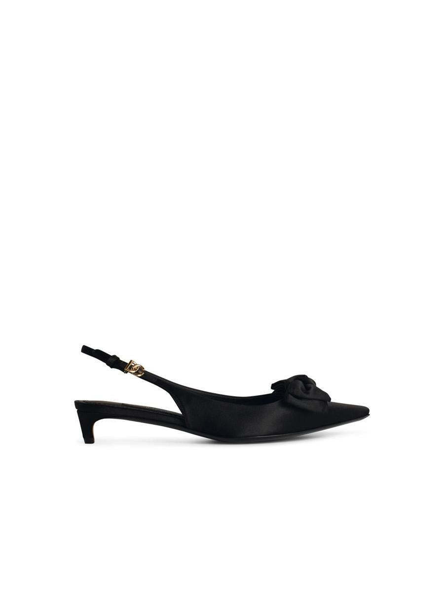 【関税＆送料込み】Dolce & Gabbana Black Silk Blend Slingba