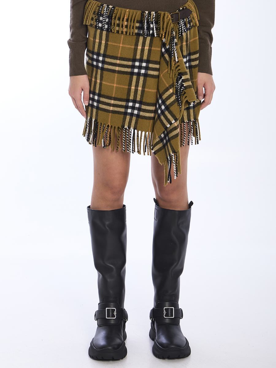 【関税＆送料込み】Burberry Check Scarf Skirt