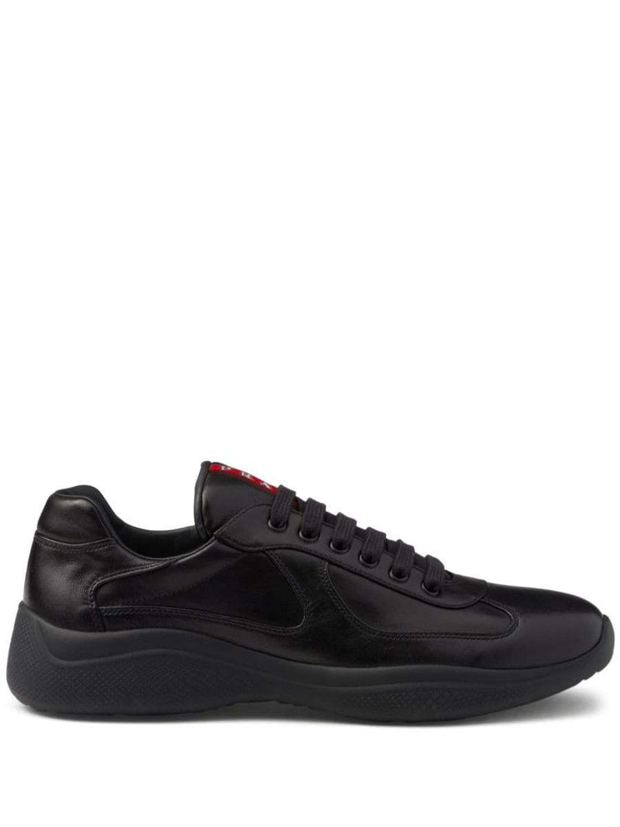 【関税＆送料込み】Prada America'S Cup Leather Sneakers