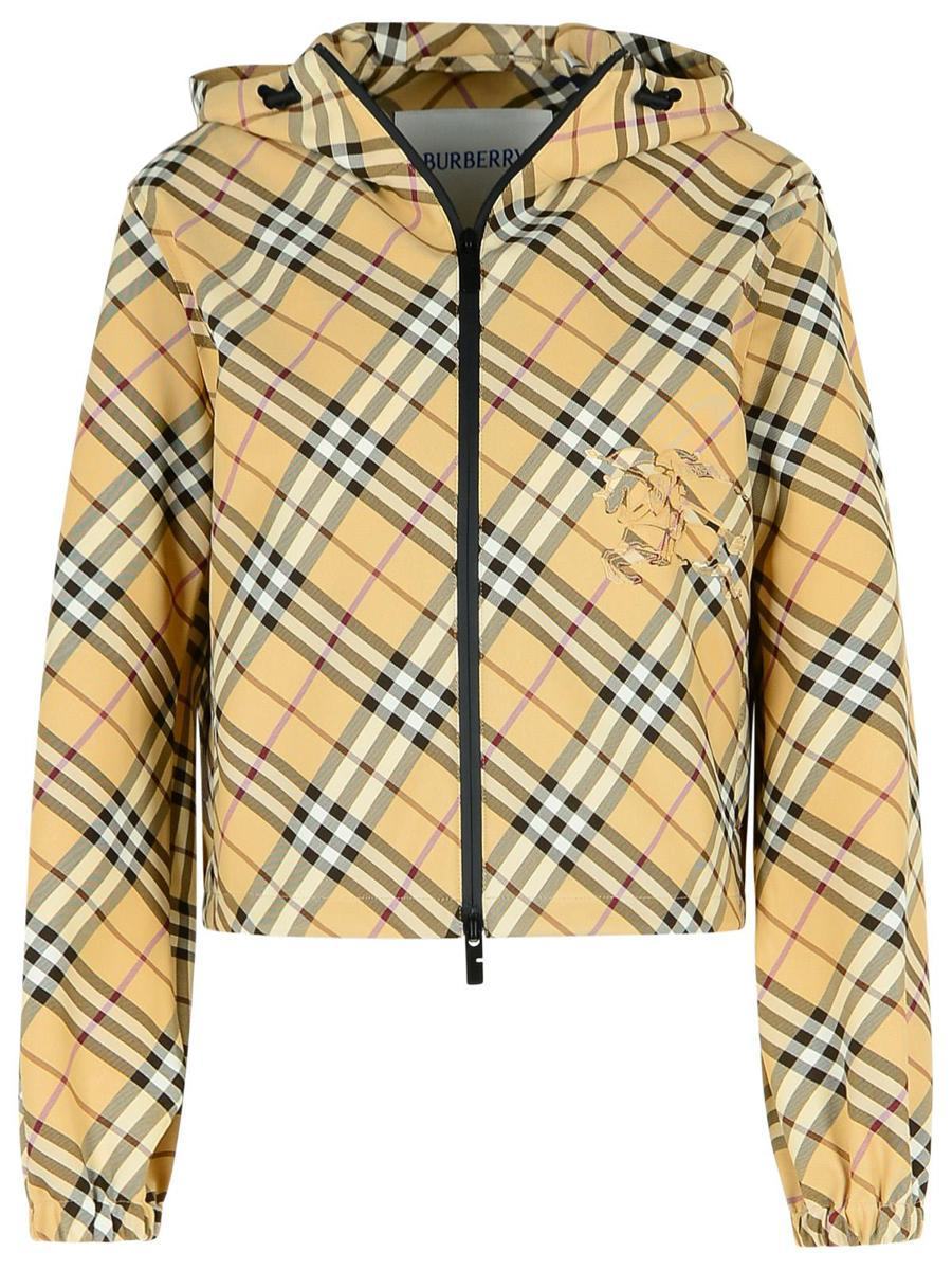 【関税＆送料込み】Burberry 'Check' Beige Polyamide Down Ja
