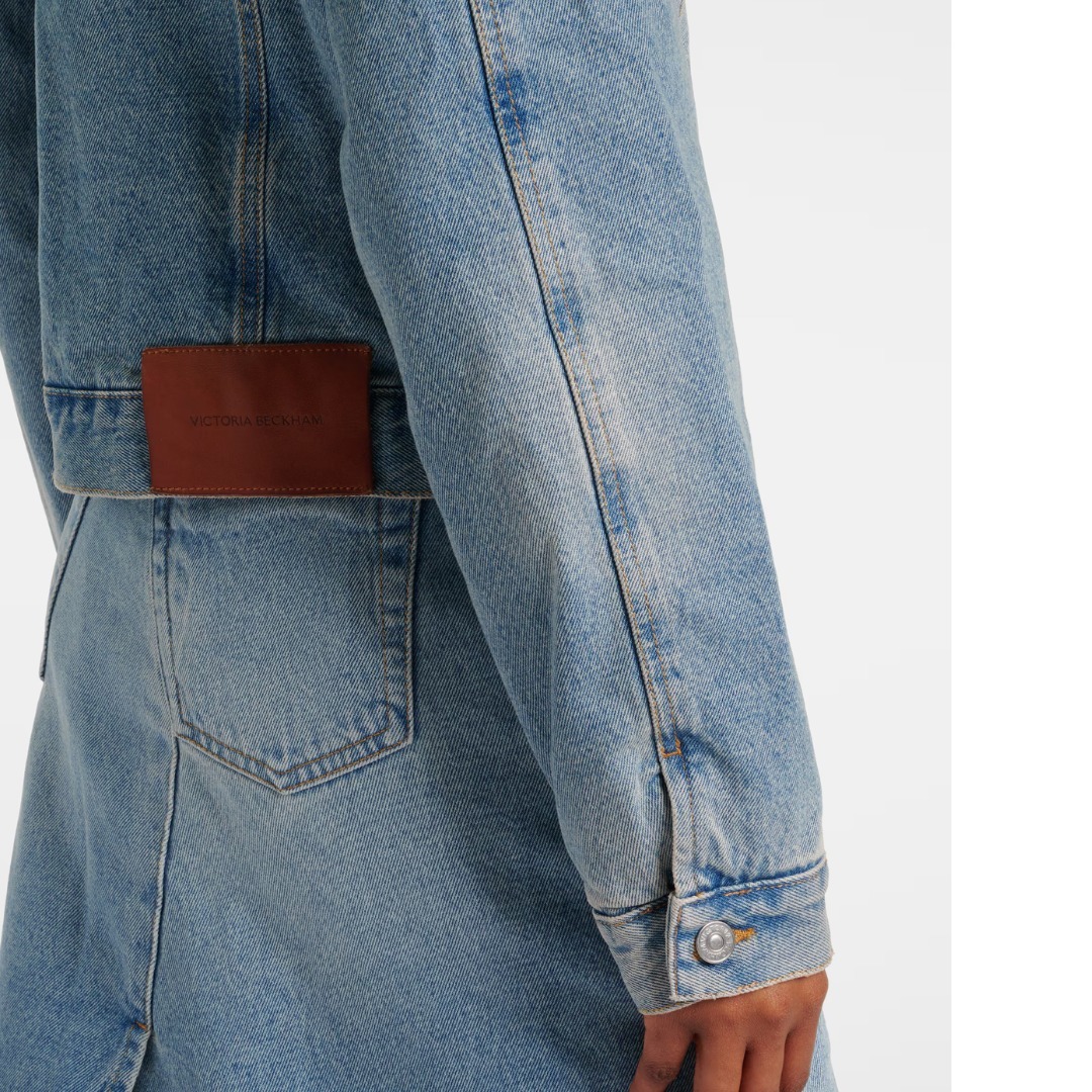 国内発| VICTORIA BECKHAM Padded パデッド デニムジャケット 関税込＞Victoria Beckham＊パデッド デニムジャケット