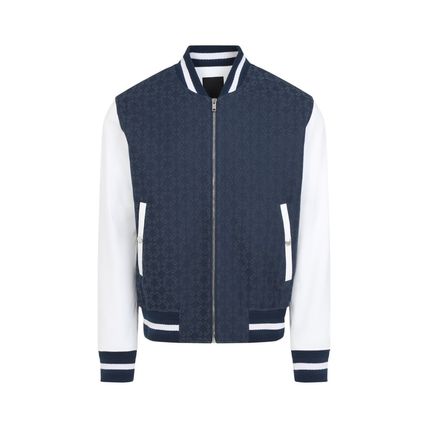 GIVENCHY ジップアップ　ジャケット　青 Givenchy | Logo Tape Zip Up Sweatshirt, (Blue, Size 4Y)