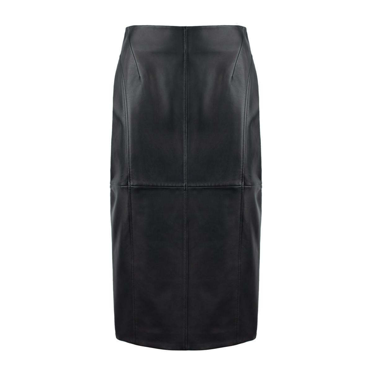 【関税＆送料込み】Max Mara Black Leather Skirt
