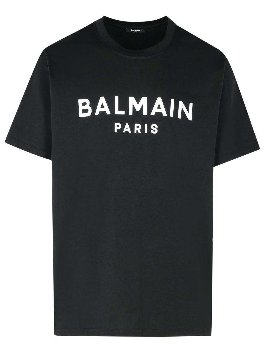 【関税＆送料込み】Balmain Black Cotton T-Shirt