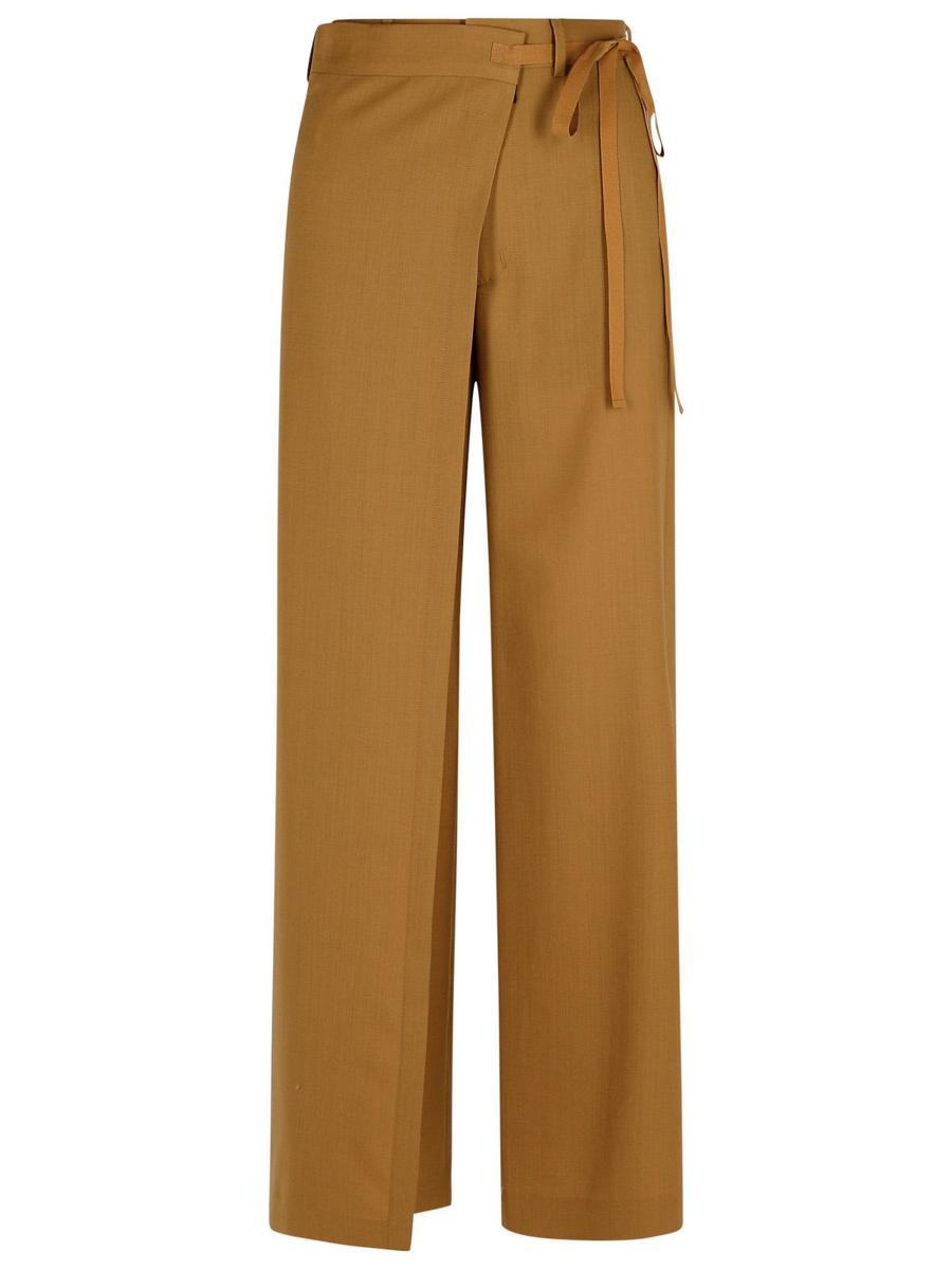 【関税＆送料込み】Mm6 Maison Margiela Beige Wool Trousers