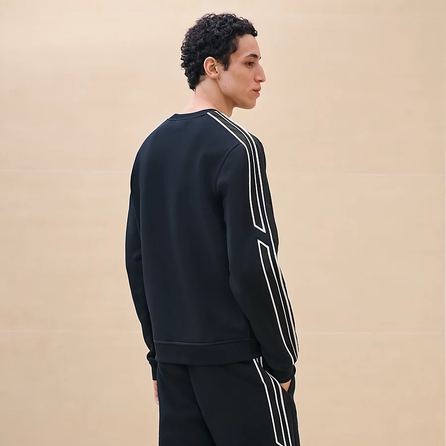 HERMES エルメス「Run H」クルーネックスウェット
