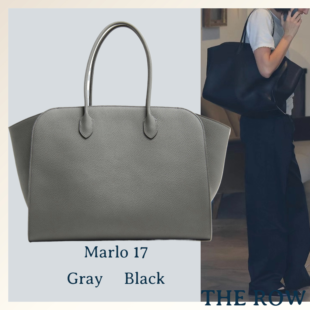 オシャレカラーグレー 25SS《THE ROW》Marloトートバッグ