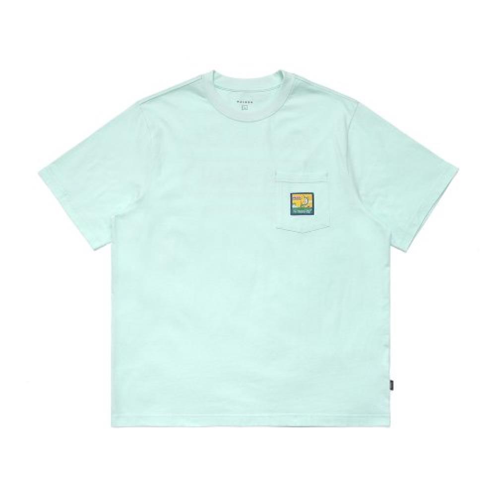■Malbon Golf■ Buckets City Round Pocket T-Shirt MINT