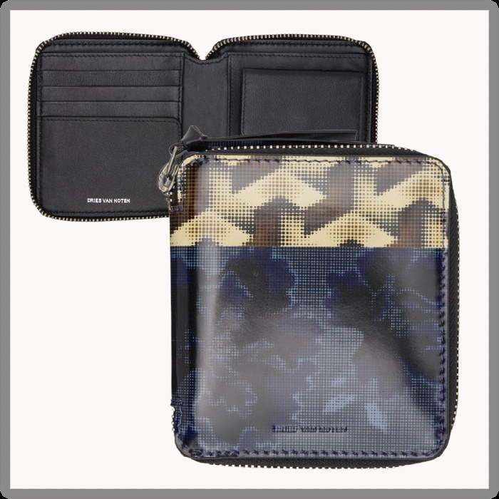 Dries Van Noten 0108141428506 関税送料込 関税負担なし◇Dries Van Noten◇レザージップウォレット ロゴ