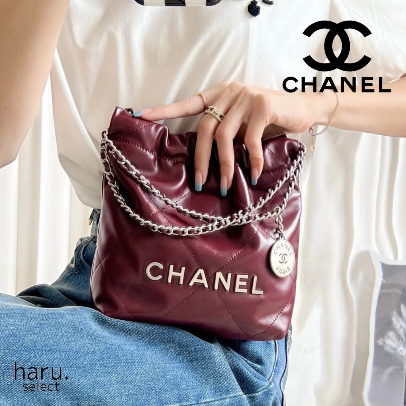大人気♡おしゃれ♪【CHANEL】CHANEL22ミニ 2WAYバッグ