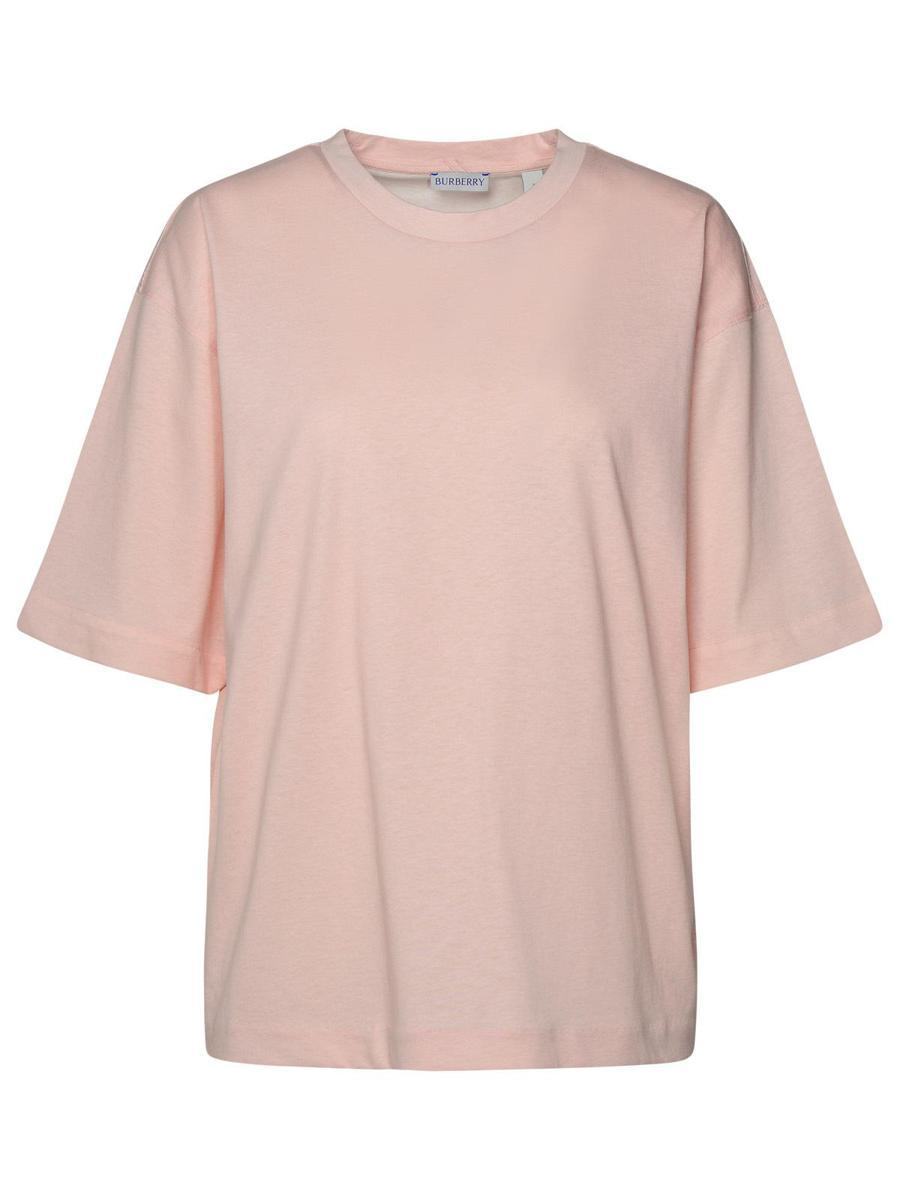 【関税＆送料込み】Burberry Pink Cotton T-Shirt