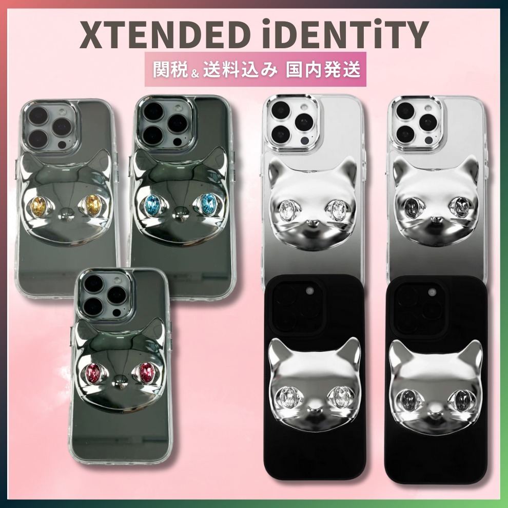 UK【 XTENDED iDENTiTY 】GEM CAT EYE iPHONE CASE スマホケース