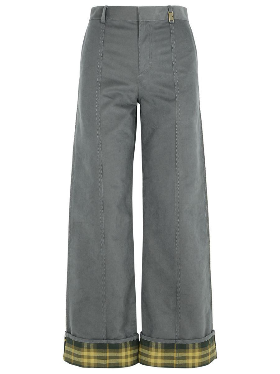 【関税＆送料込み】Burberry Grey Nylon Blend Trousers