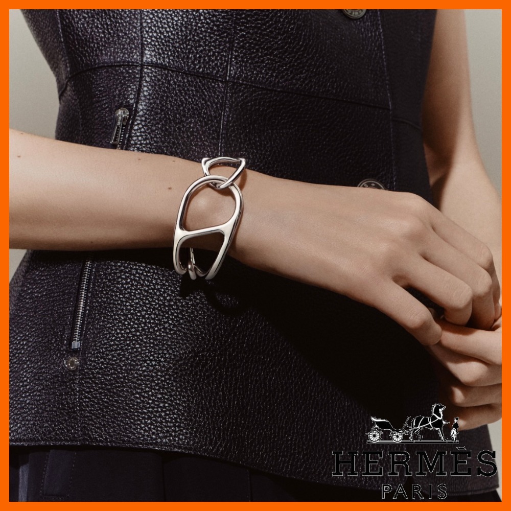 【コーデのランクアップ♪】HERMES パンク ブレスレット