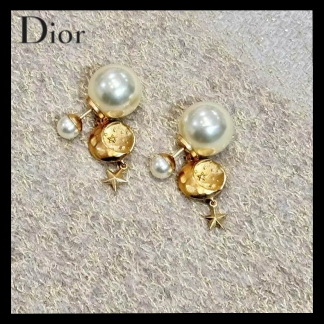 【Dior】Tribales ピアス The Moon&star