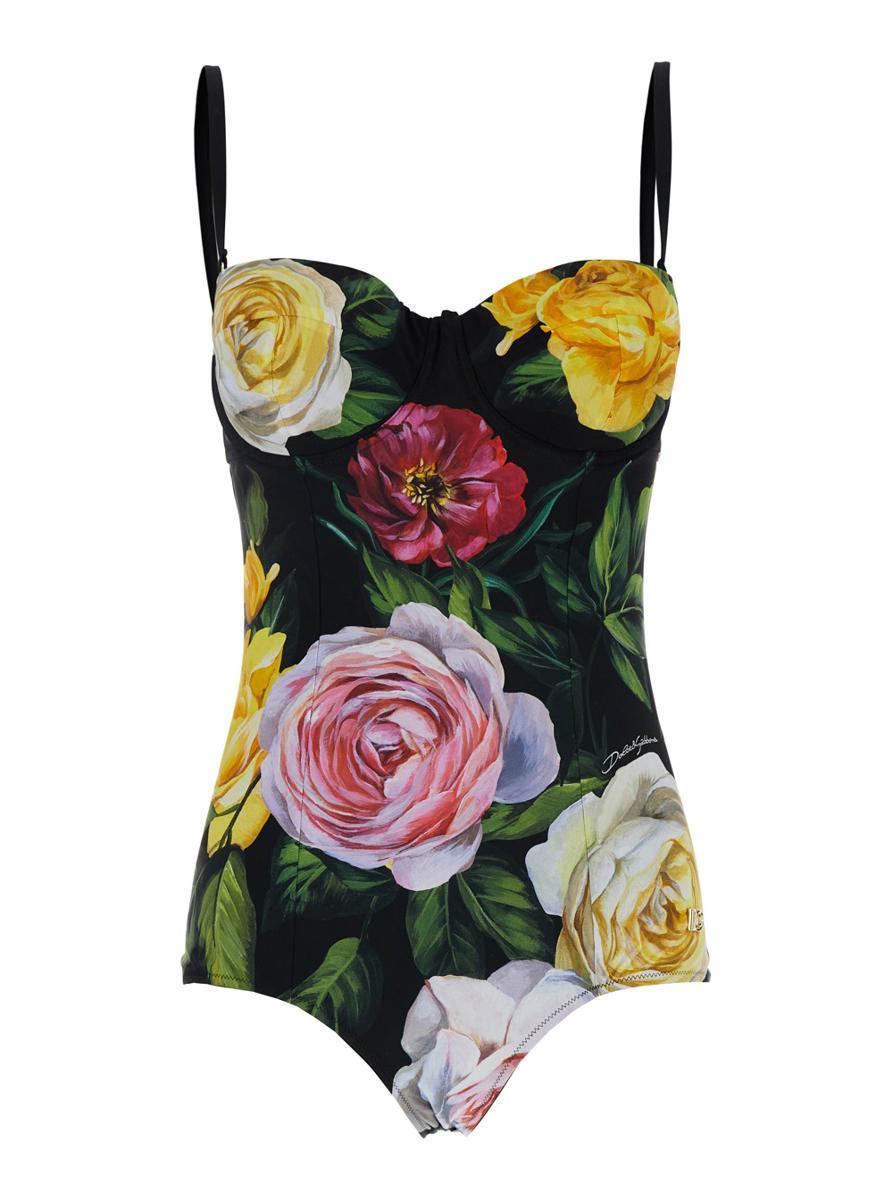 【関税＆送料込み】Dolce & Gabbana Multicolor One-Piece Swi