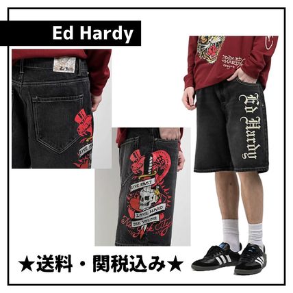 Ed Hardy エドハーディー デニム ショートパンツ ショーパン