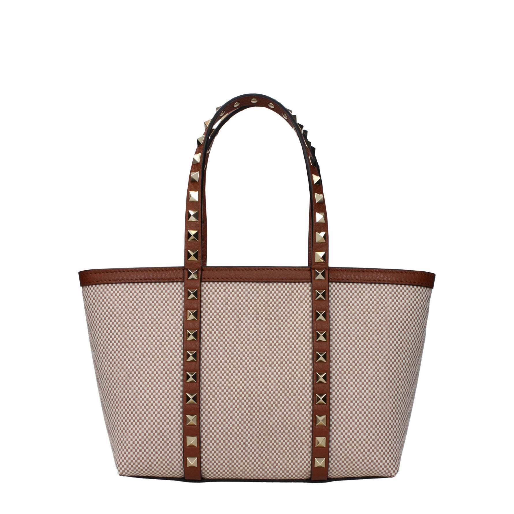 ハンドバッグ VALENTINO GARAVANI   Handbags Women Fabric Beige/Brown