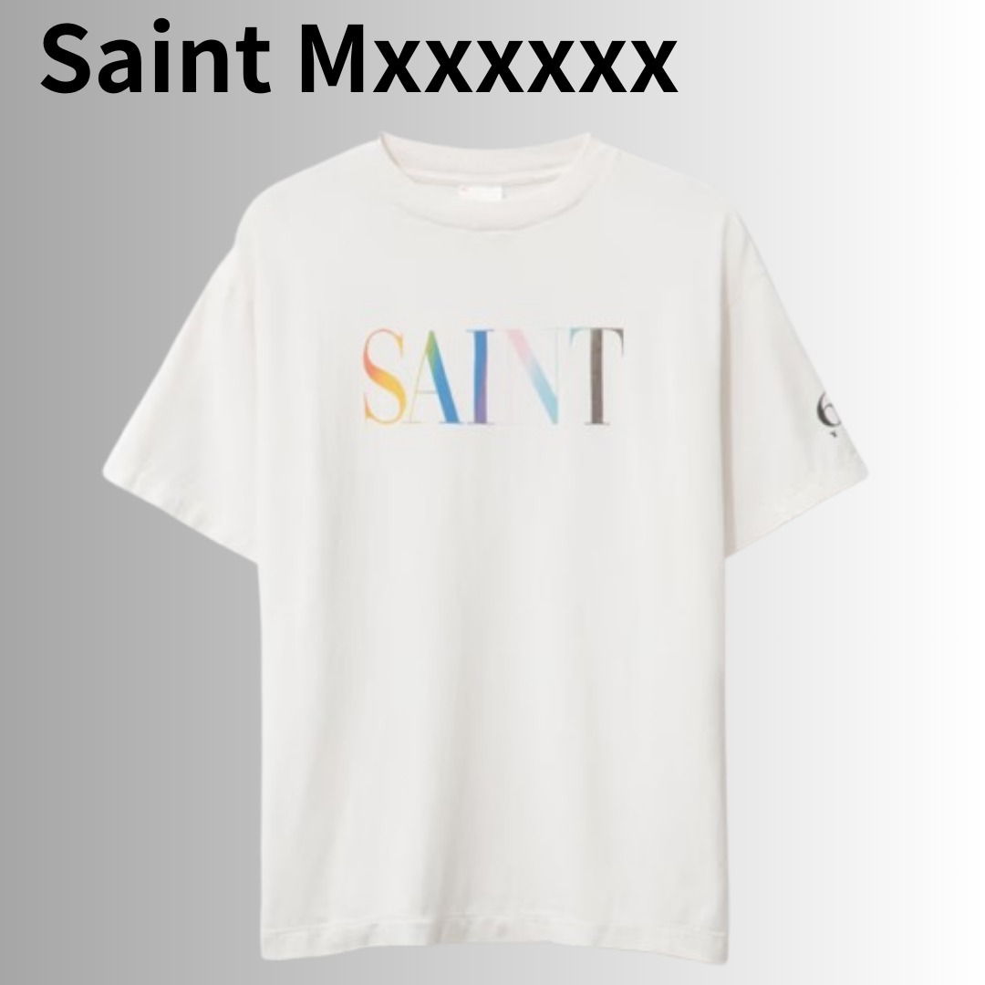 Saint Mxxxxxx レインボーセイントTシャツ
