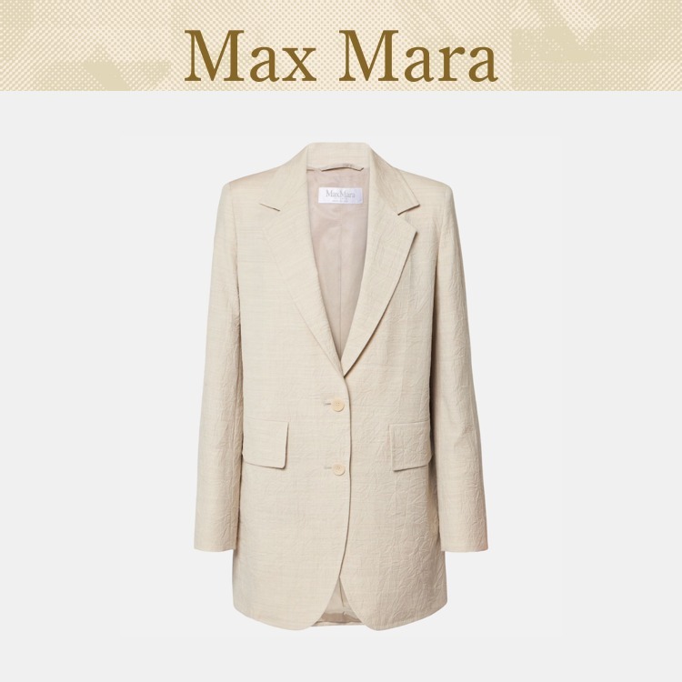 【Max Mara】☆送料関税込み☆ シングルブレストウールブレザー