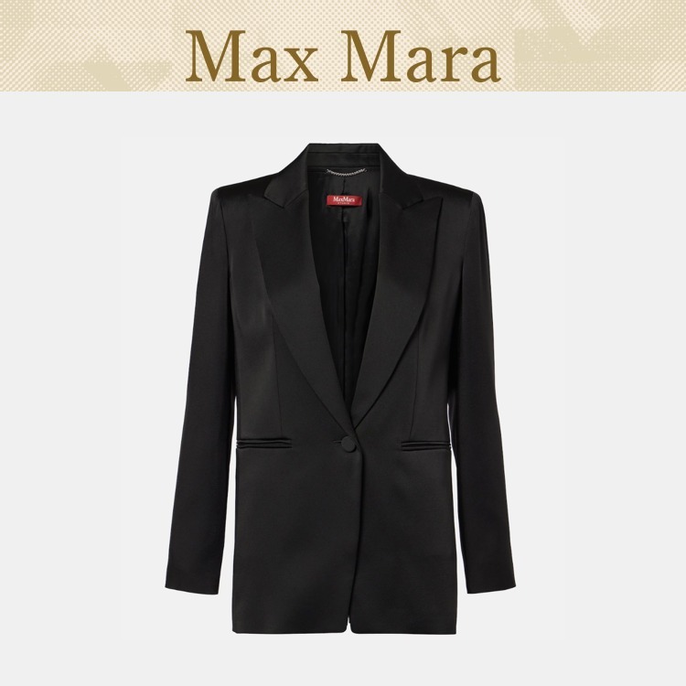 【Max Mara】☆送料関税込み☆ ガラツィア サテンブレザー