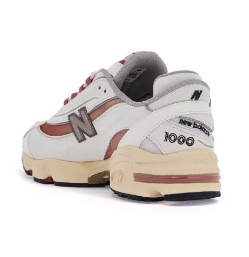 NEW BALANCE☆1000スニーカー ホワイト×レッド☆送関込 (New