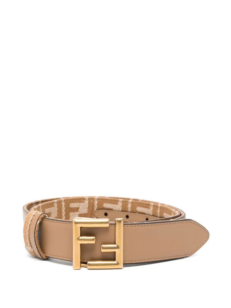 【関税＆送料込み】Fendi Leather And Denim-Effect Ff Jacqua