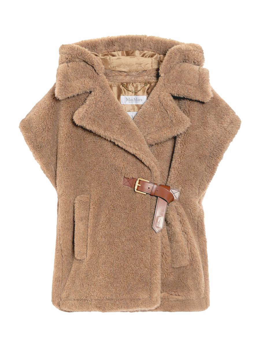 【関税＆送料込み】Max Mara Teddy Fabric Vest Cape