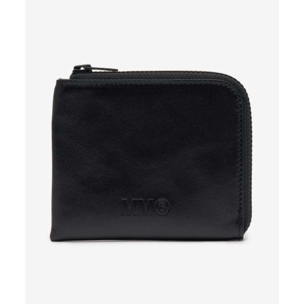 ☆MM6 Maison Margiela☆ Logo Home Around Wallet Black XS63UI