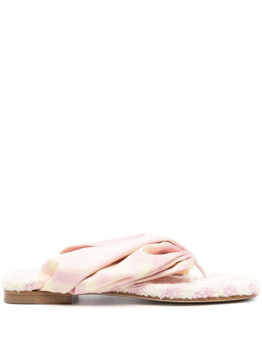 【関税＆送料込み】Burberry Check Thong Sandals