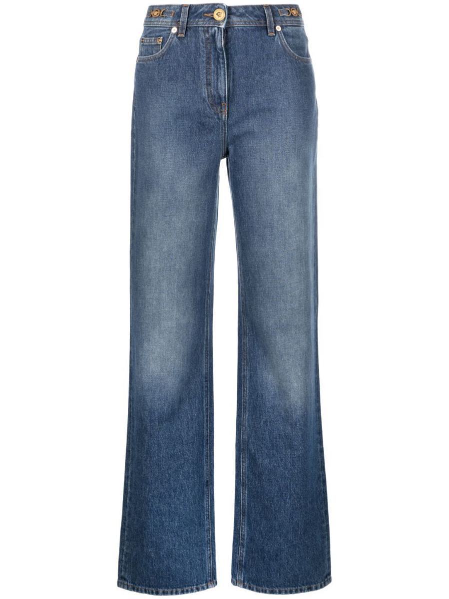 【関税＆送料込み】Versace Pant Denim Stone Wash Denim Clot