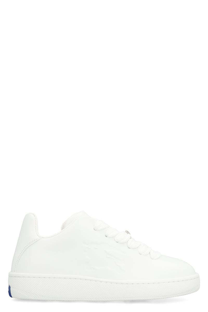 【関税＆送料込み】Burberry Box Leather Low-Top Sneakers