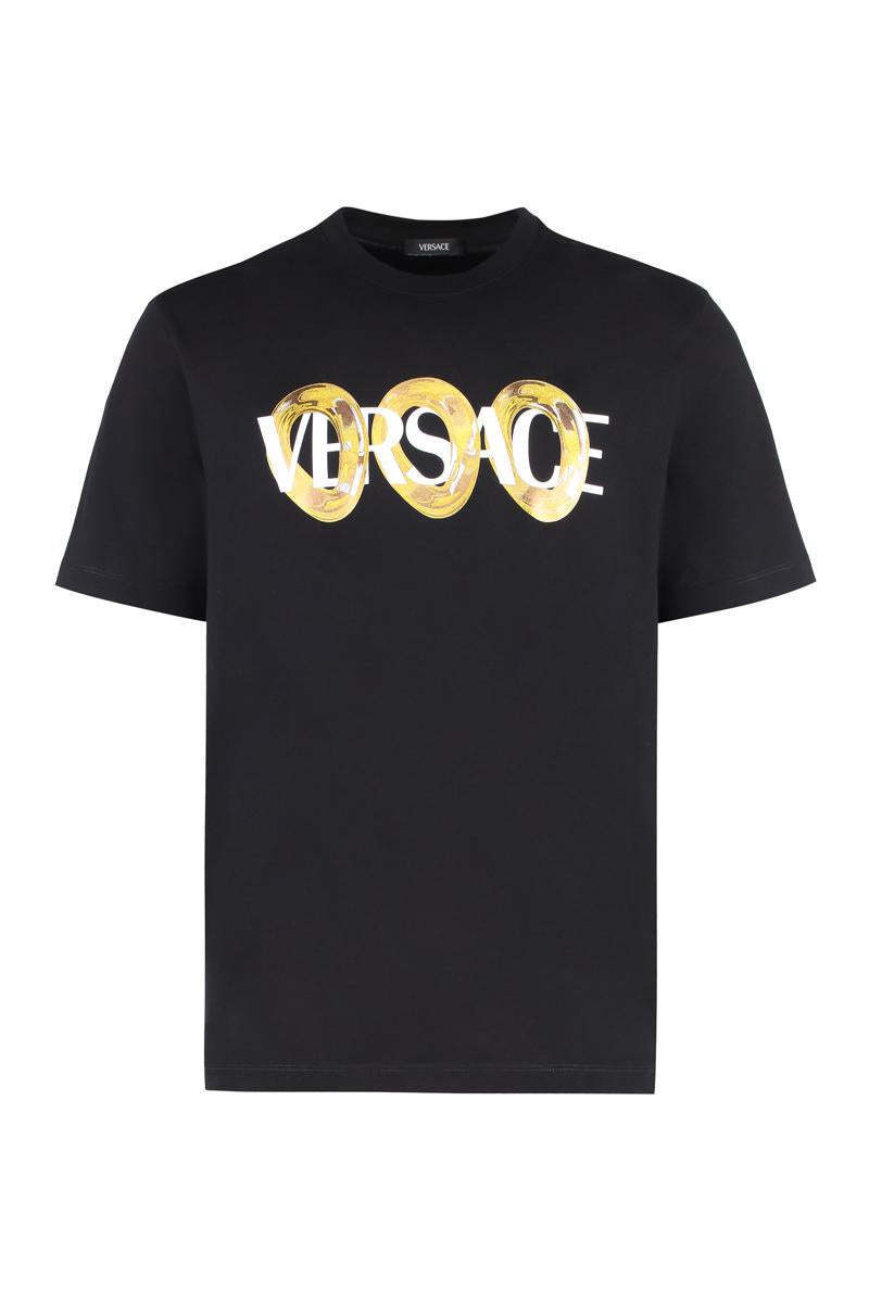 【関税＆送料込み】Versace Cotton Crew-Neck T-Shirt