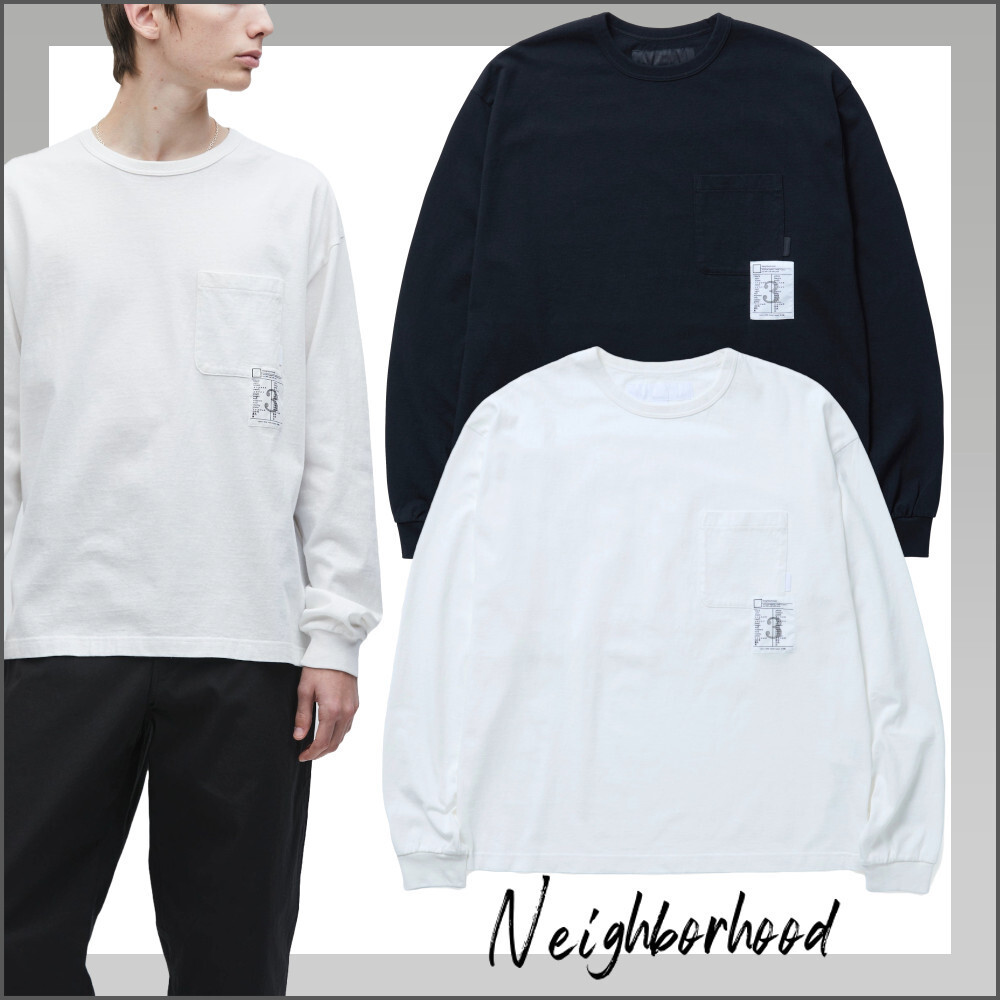 【NEIGHBORHOOD】BW CREWNECK-P LS