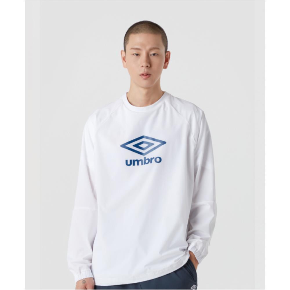 ☆UMBRO☆ Active Allround Stretch Long Sleeve Piste White UQ