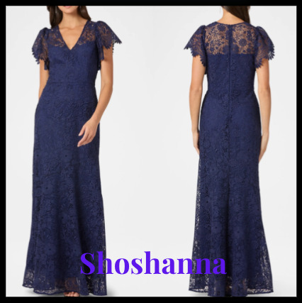 【Shoshanna】ショシャ−ナ エレガント フローラルレースドレス